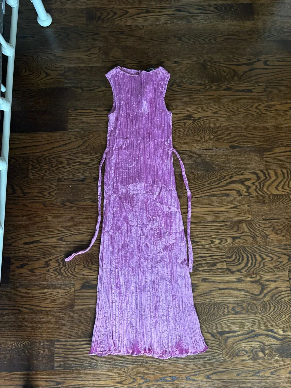 J. Crew Pink Textured Maxi Dress